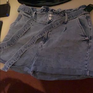 Wild Fable paper bag waist shorts NWT